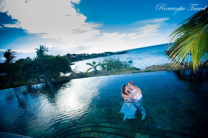 ślub na Mauritiusie w wodzie